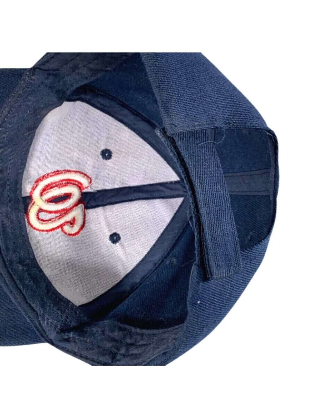 MLB Washington Nationals Blue Baseball Hat Cap Adjustable Embroidered Logo OSFA - Picture 7 of 8